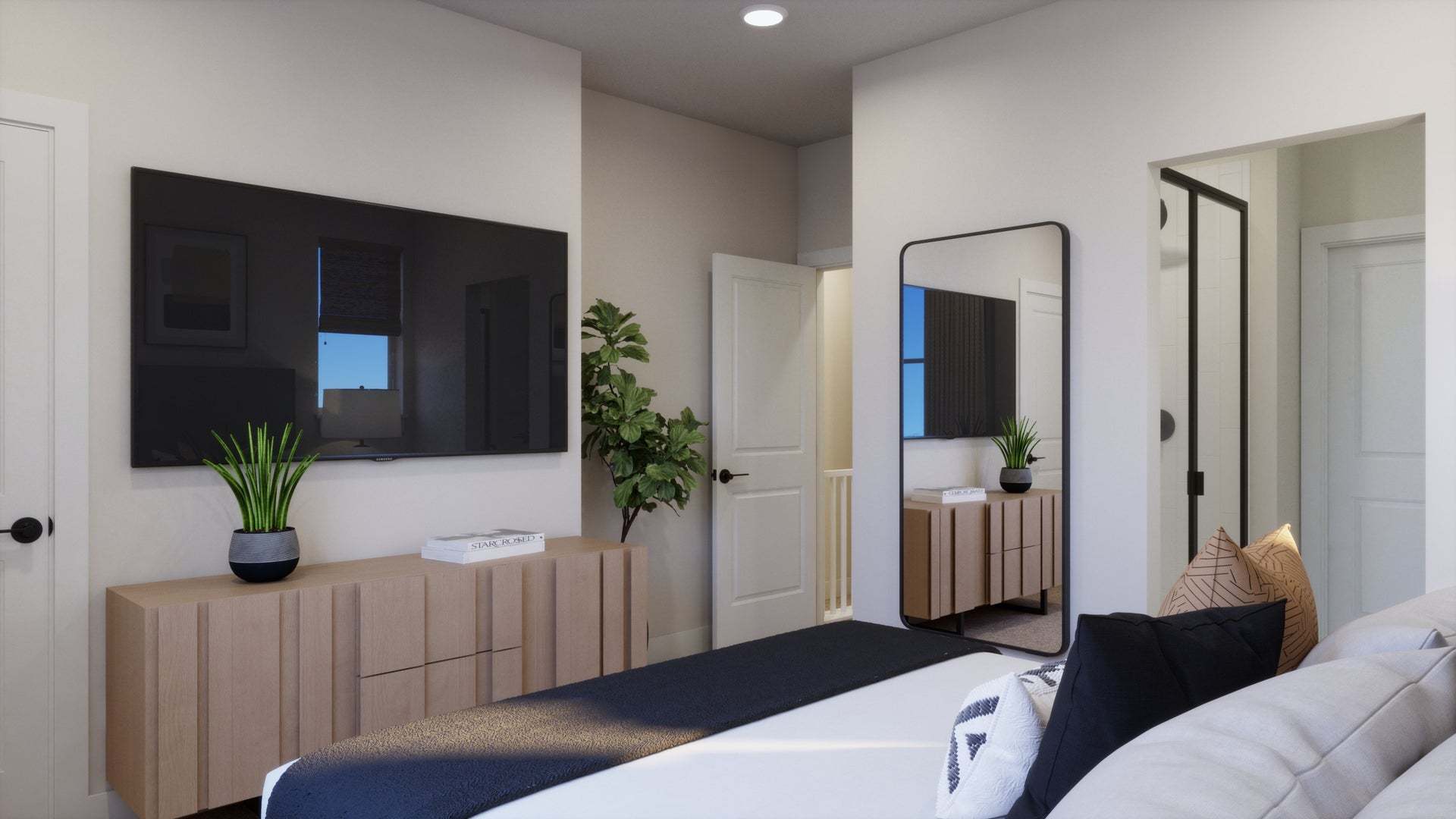 Berkeley Villas in Denver | Virtual Rendering | Plan 1 | Bedroom