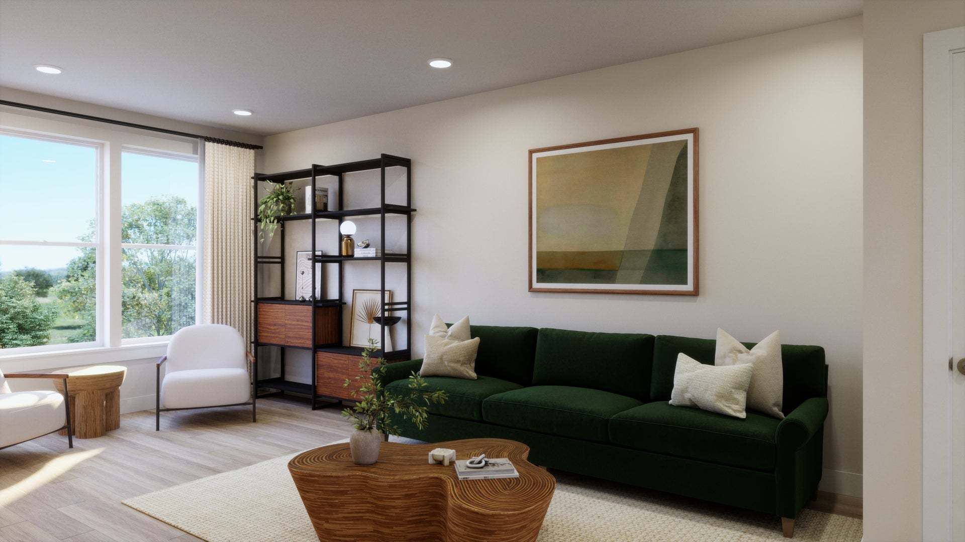 Berkeley Villas in Denver | Virtual Rendering | Plan 1 | Great Room