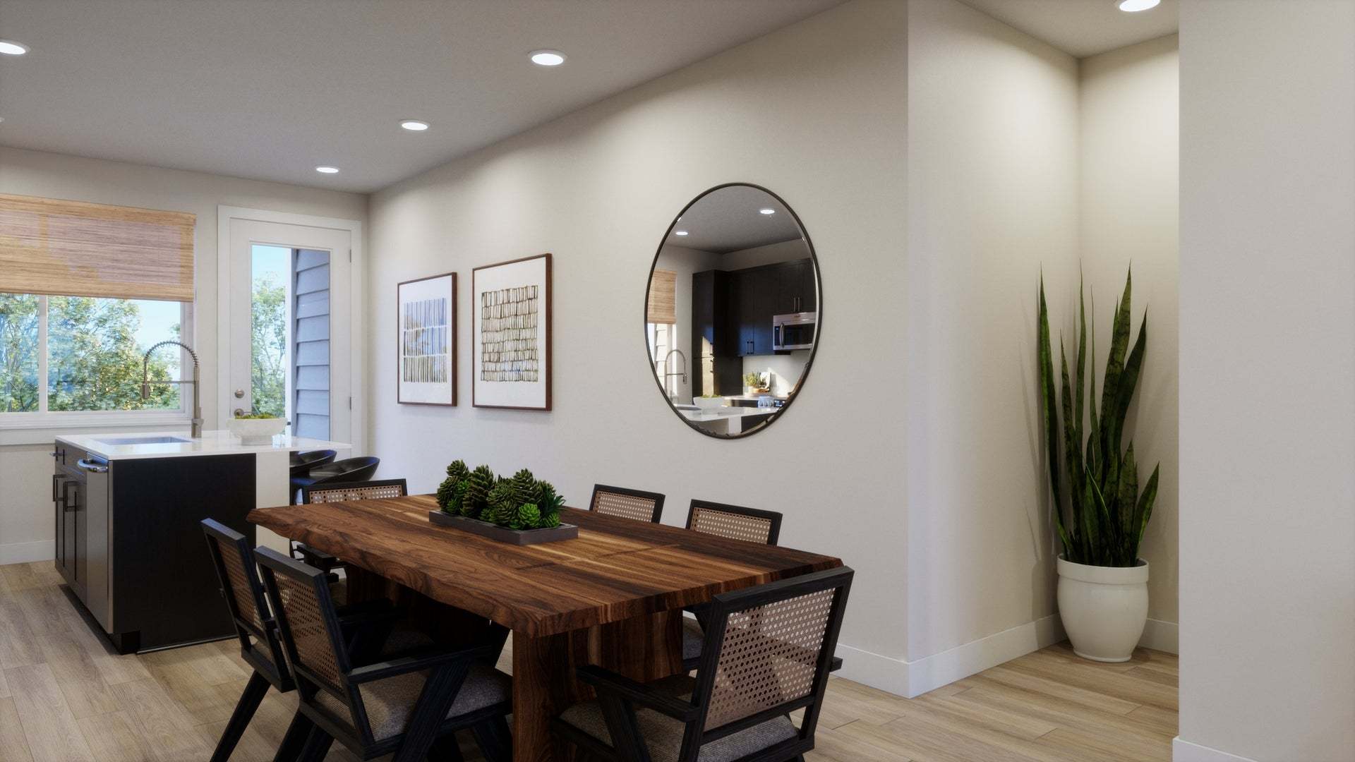 Berkeley Villas in Denver | Virtual Rendering | Plan 1 | Dining