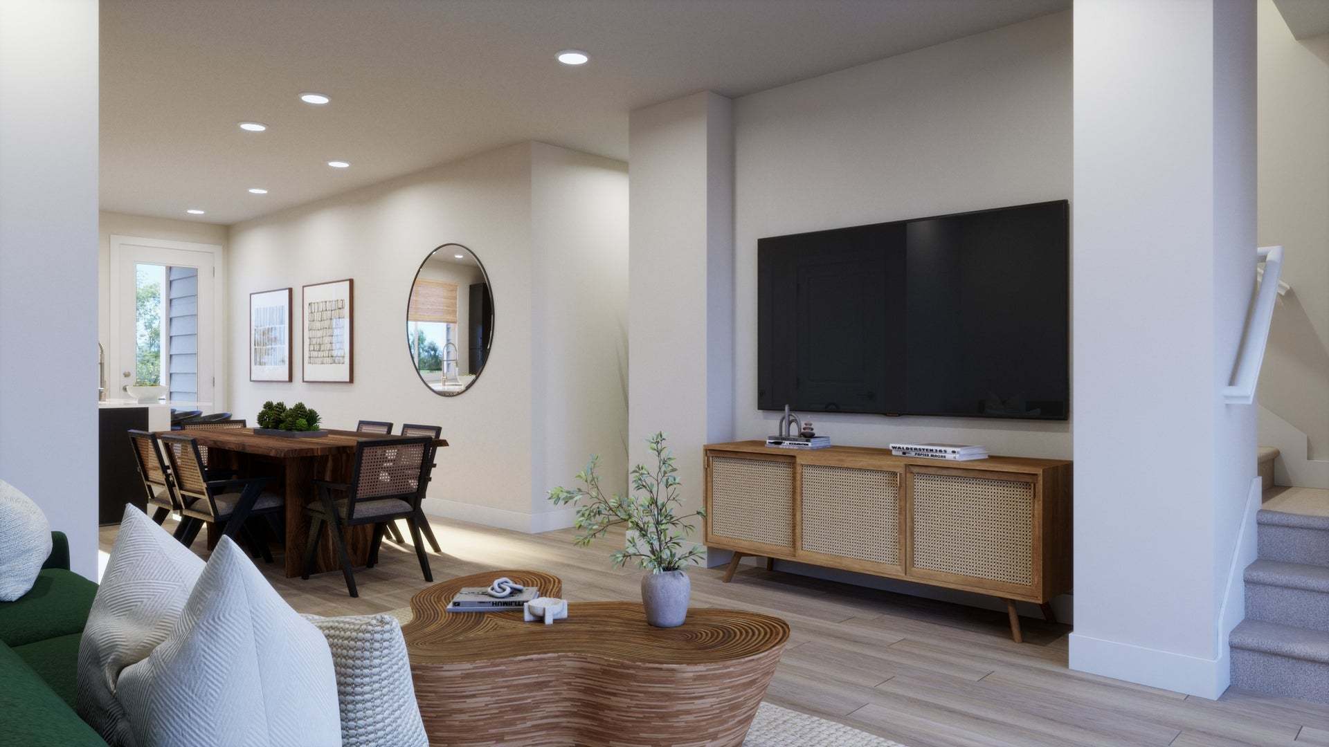 Berkeley Villas in Denver | Virtual Rendering | Plan 1 | Great Room