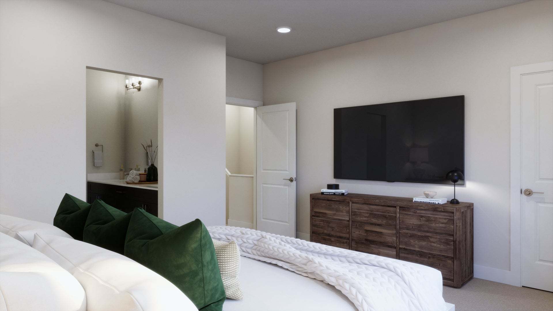 Berkeley Villas in Denver | Virtual Rendering | Plan 1 | Bedroom