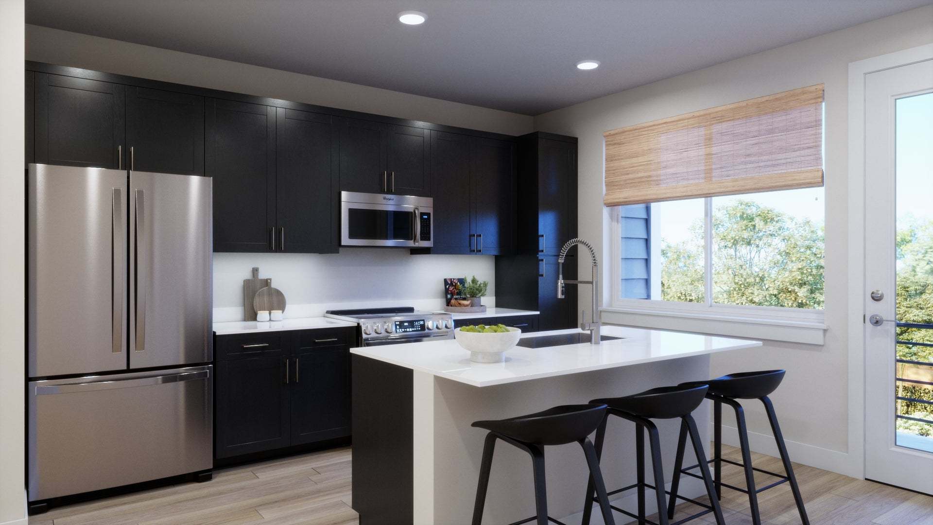 Berkeley Villas in Denver | Virtual Rendering | Plan 1 | Kitchen