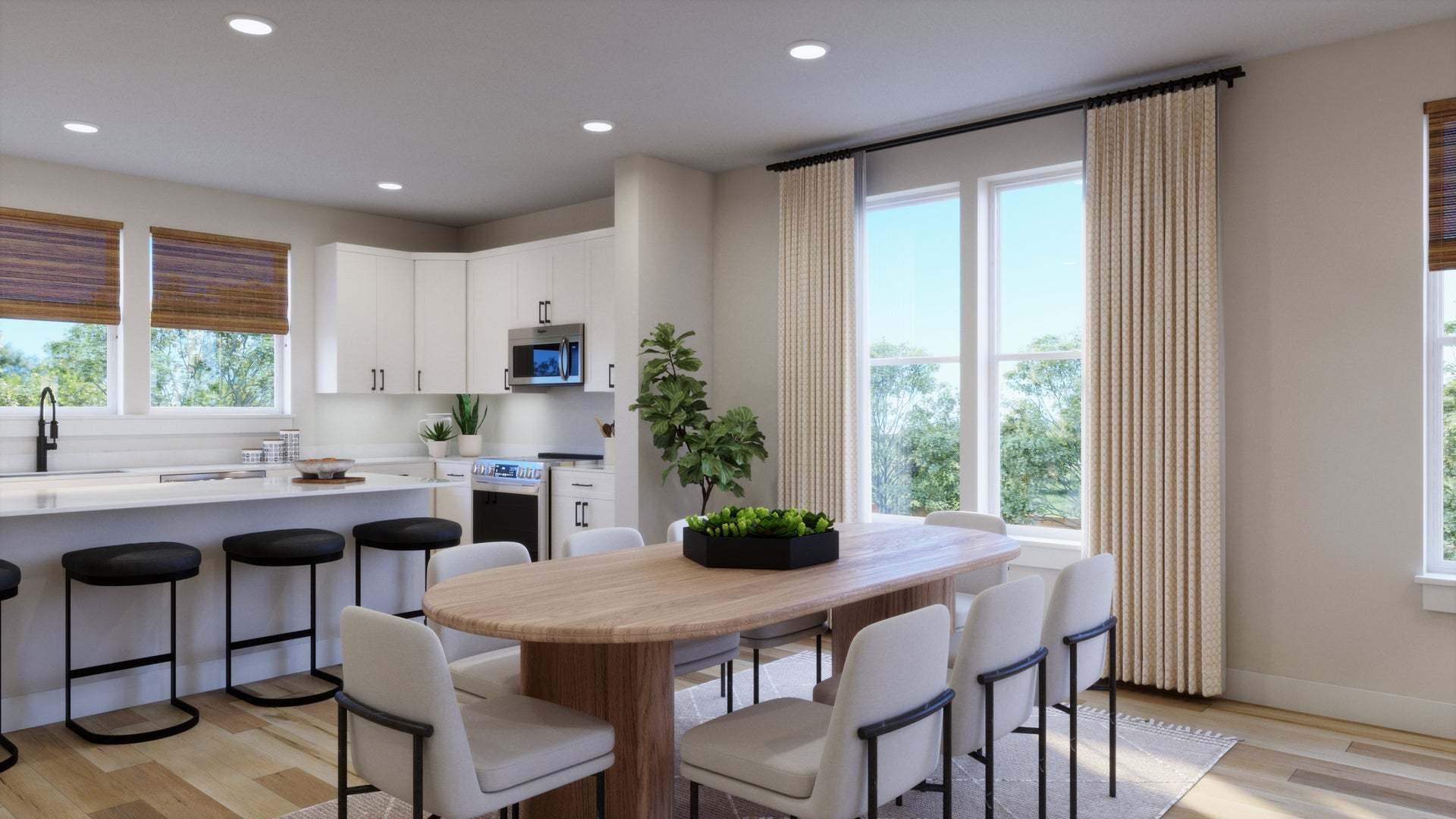 Berkeley Villas in Denver | Virtual Rendering | Plan 2 | Dining