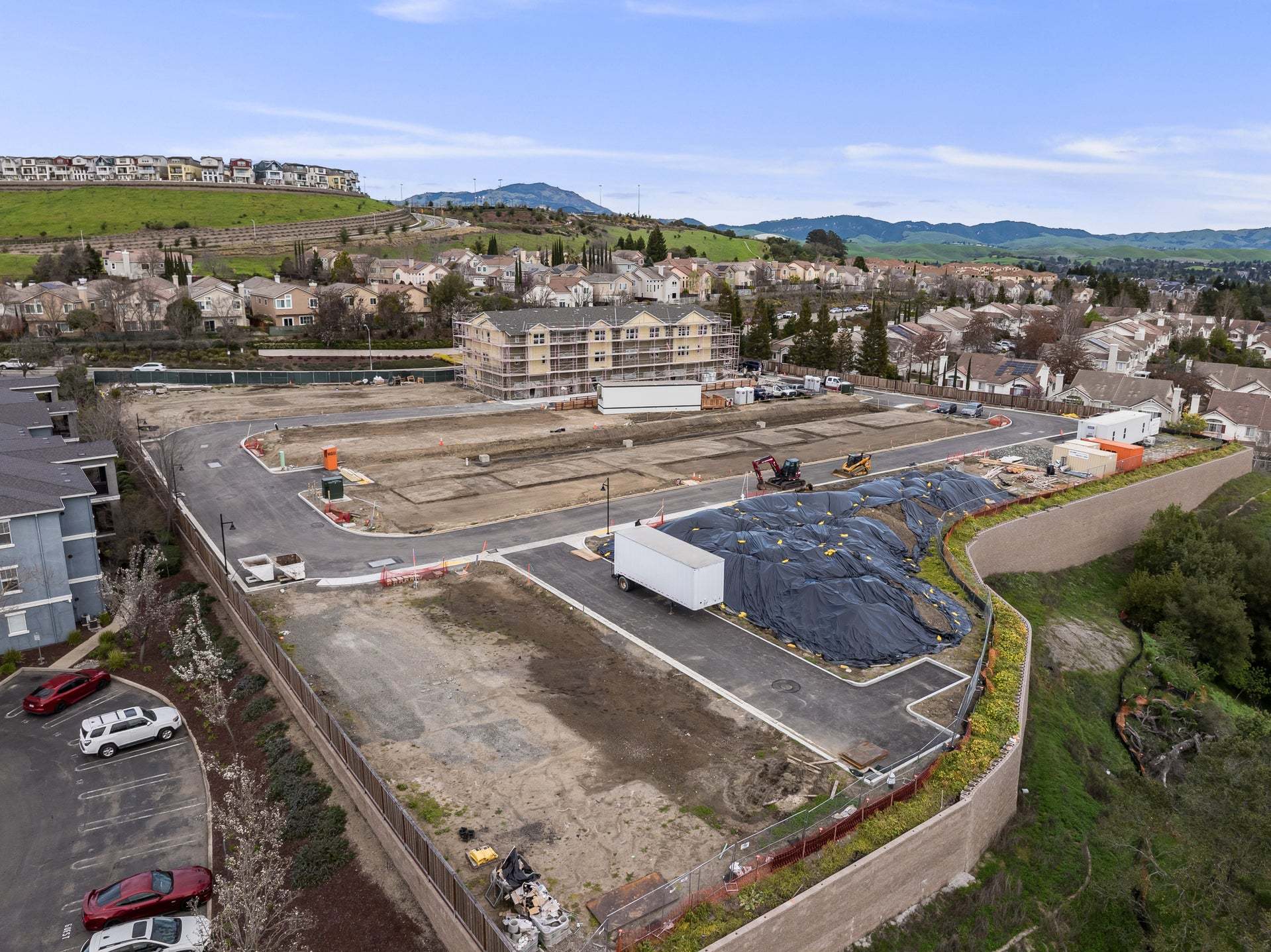 Deerwood Heights in San Ramon, CA by Trumark Homes I Aerial View of Site