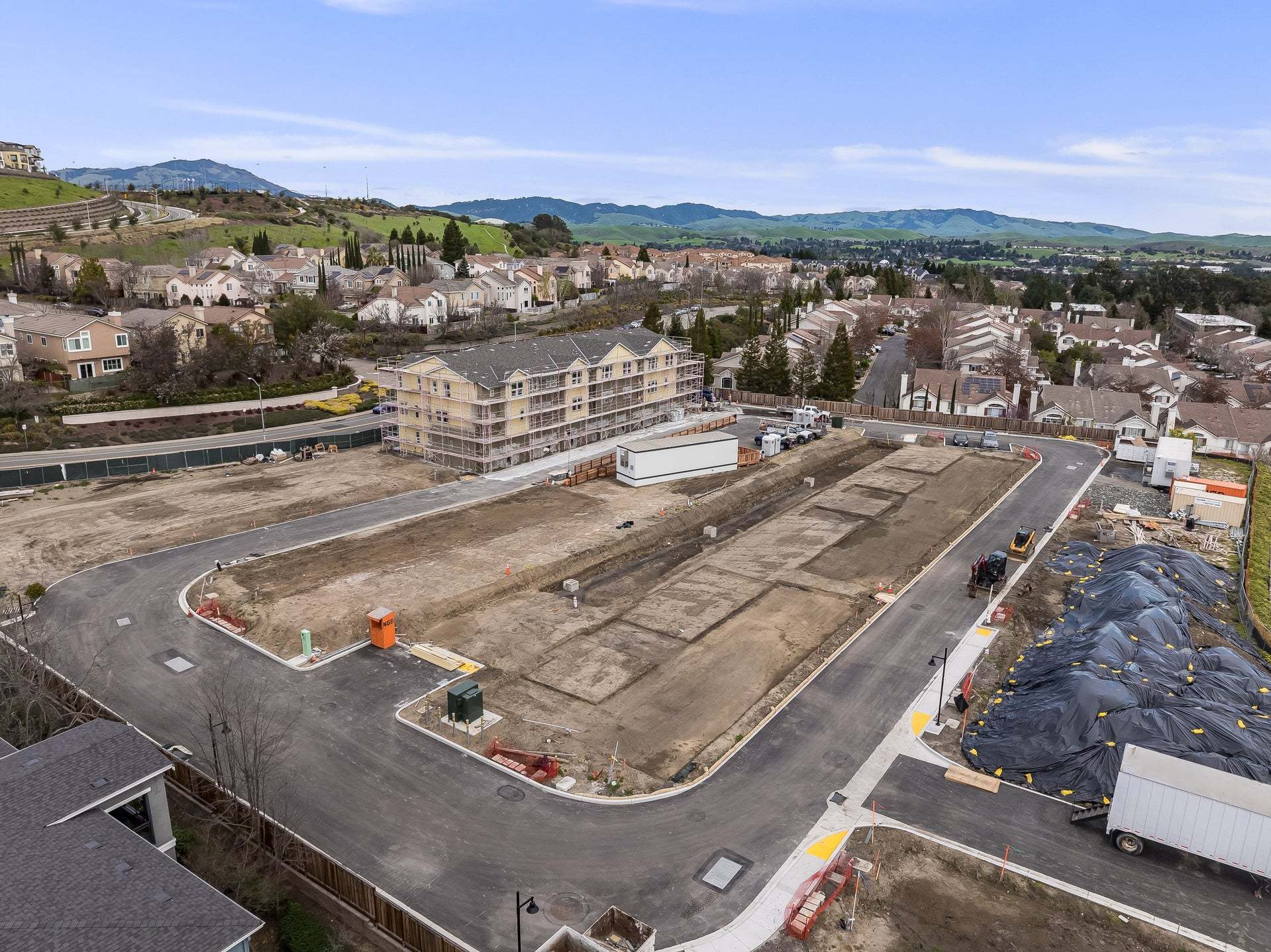 Deerwood Heights in San Ramon, CA by Trumark Homes I Aerial View of Site
