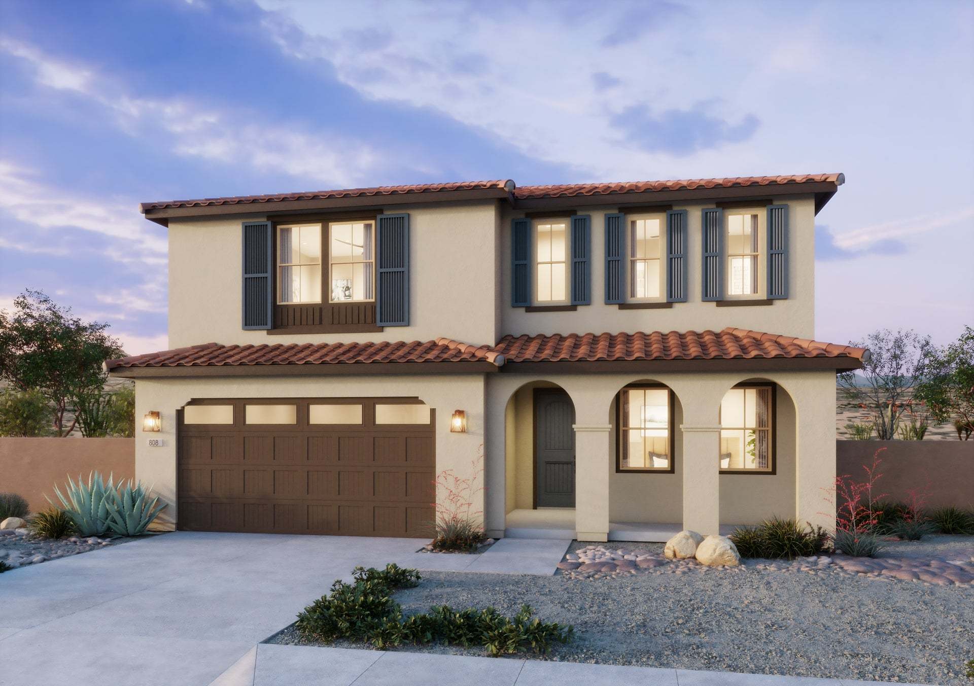 Radiance at Solara | Exterior Rendering | Plan 3 | Santa Barbara | Corona, CA
