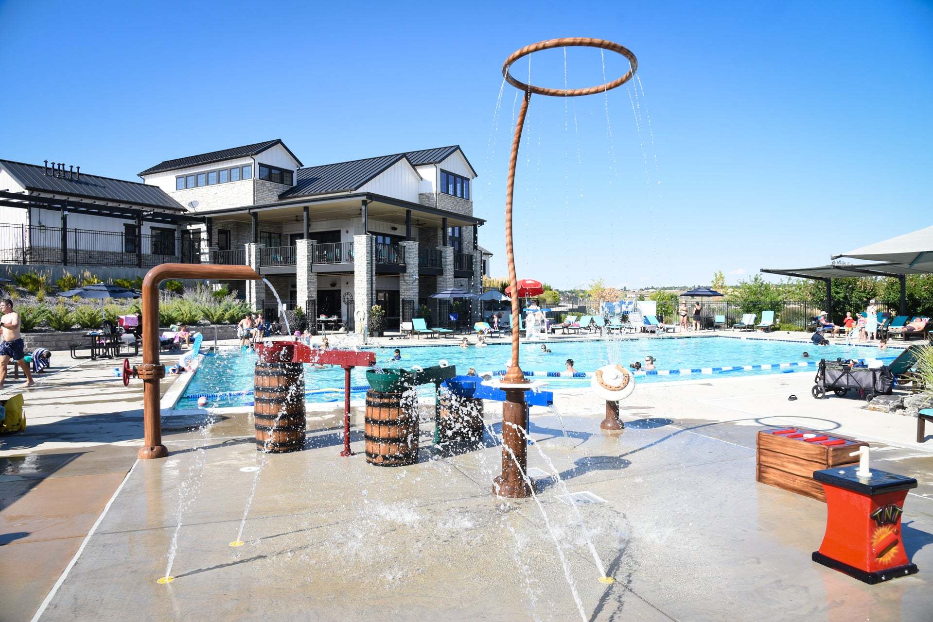 Trumark Homes at Sterling Ranch | The Overlook Clubhouse | Pool | Littleton, CO