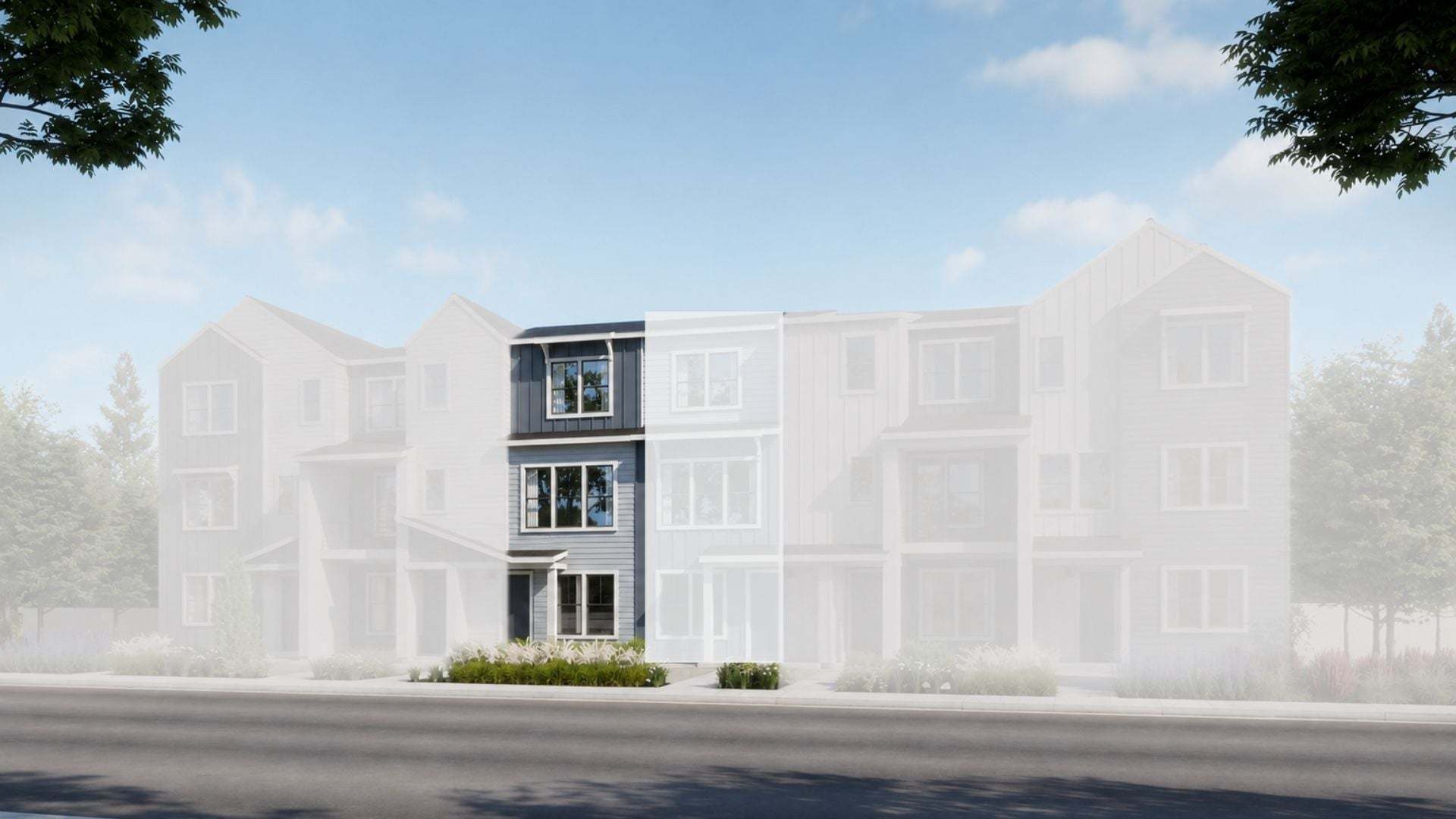 Berkeley Villas in Denver, CO | Building 1 | Plan 1 | Exterior