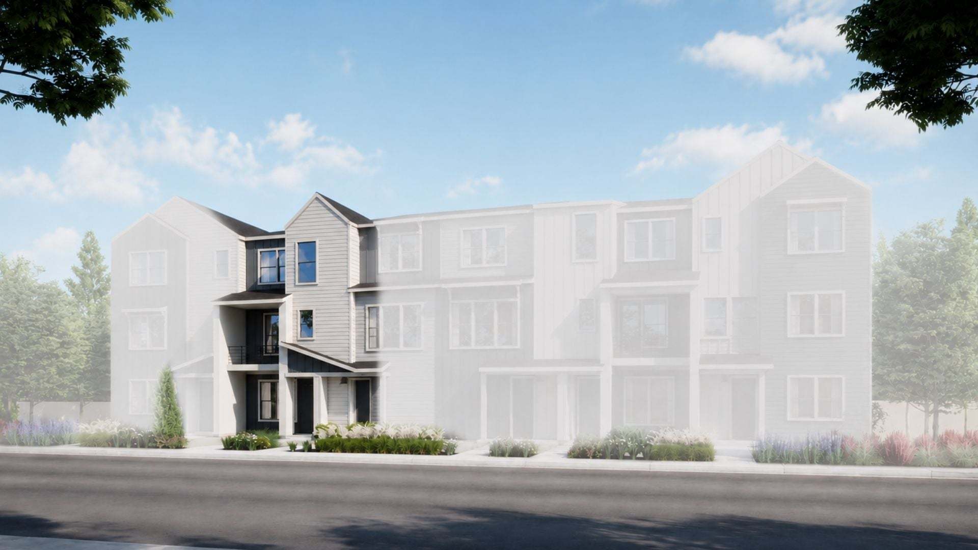 Berkeley Villas in Denver, CO | Building 1 | Plan 2 Interior | Exterior