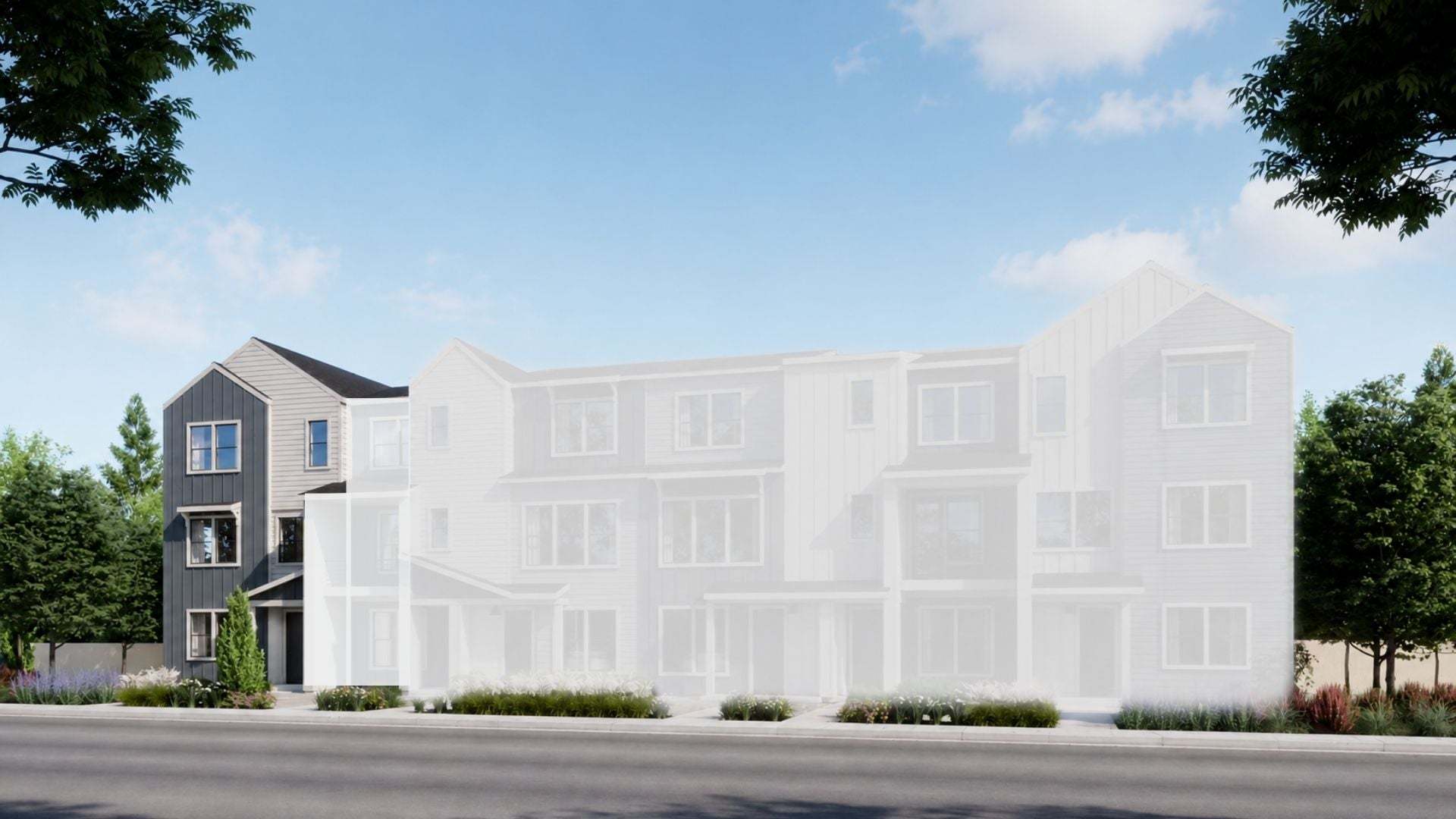 Berkeley Villas in Denver, CO | Building 1 | Plan 3 | Exterior