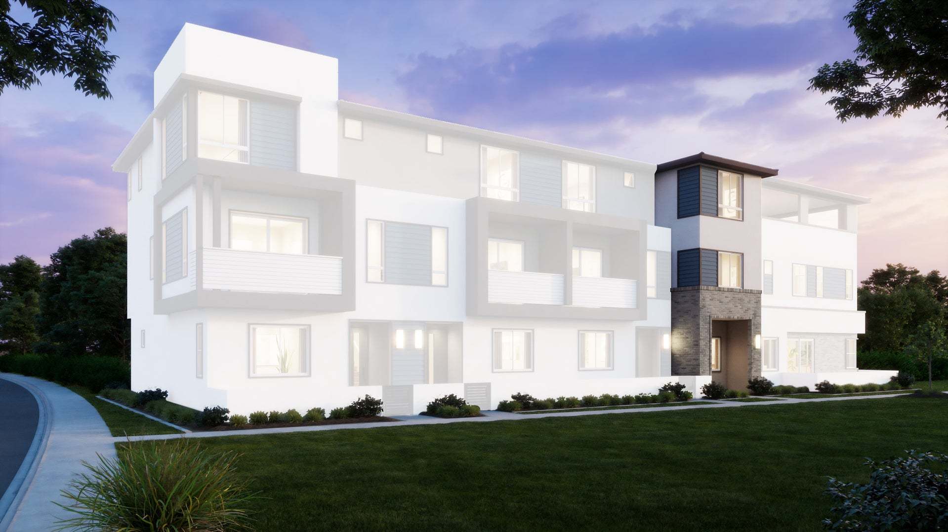 Andara at Luna Park | Exterior Screened Renders | Plan 1 | Boutique | Irvine, CA