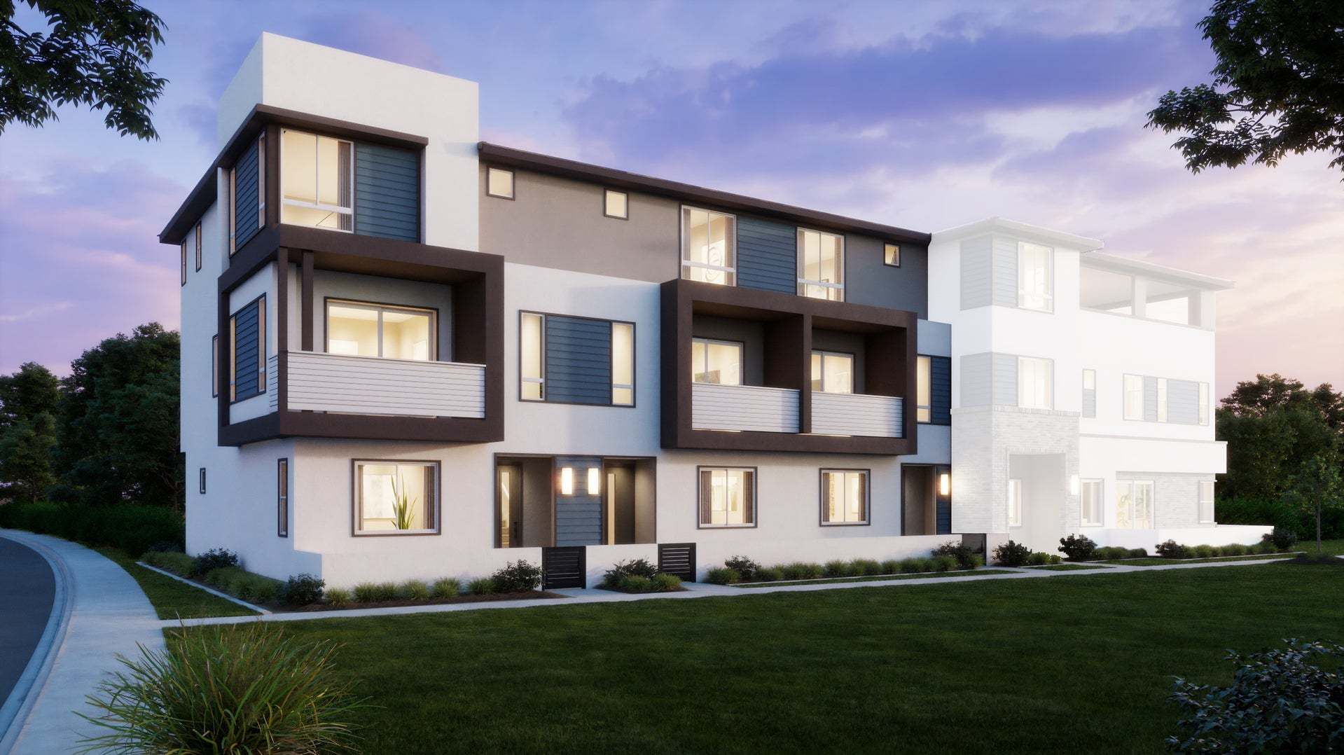 Andara at Luna Park | Exterior Screened Renders | Plan 2 | Boutique | Irvine, CA