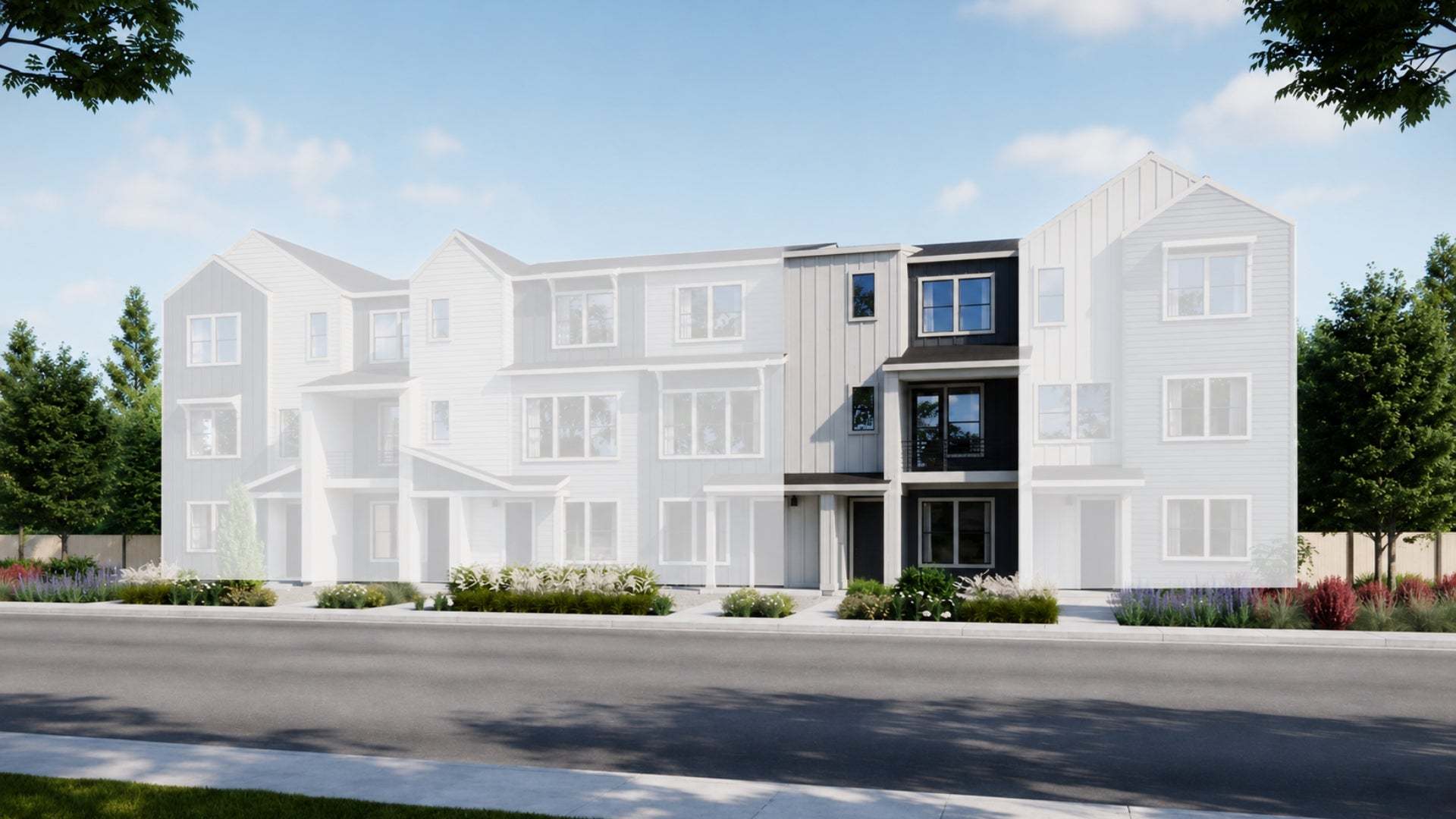 Berkeley Villas in Denver, CO | Building 1 | Plan 2 | Exterior