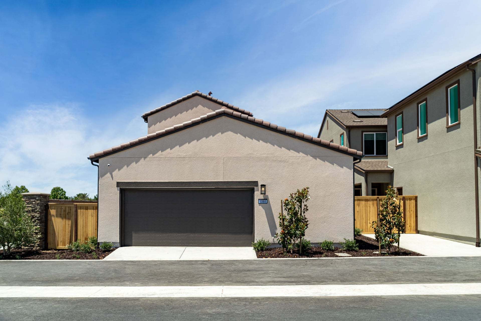Morada | Plan 2 Model Exterior| Garage | Paso Robles, CA