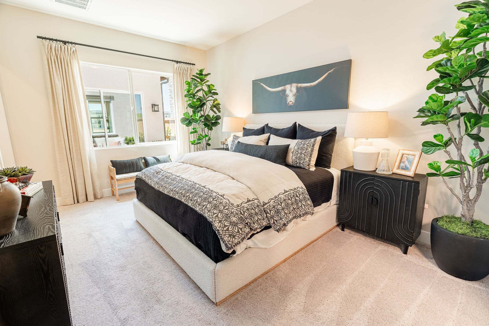 Morada | Plan 2 Model Interior | Primary Bedroom | Paso Robles, CA
