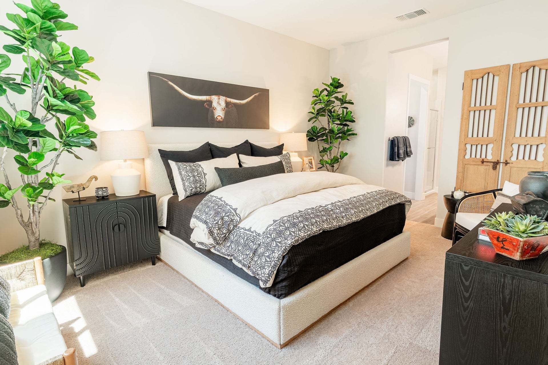 Morada | Plan 2 Model Interior | Primary Bedroom| Paso Robles, CA