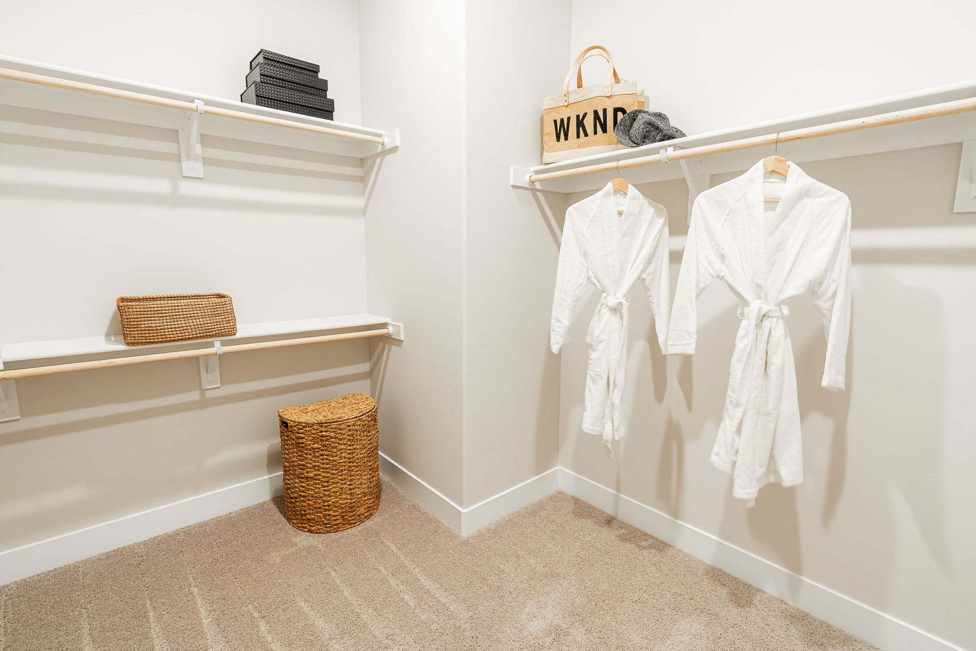 Morada | Plan 2 Model Interior | Primary Closet | Paso Robles, CA