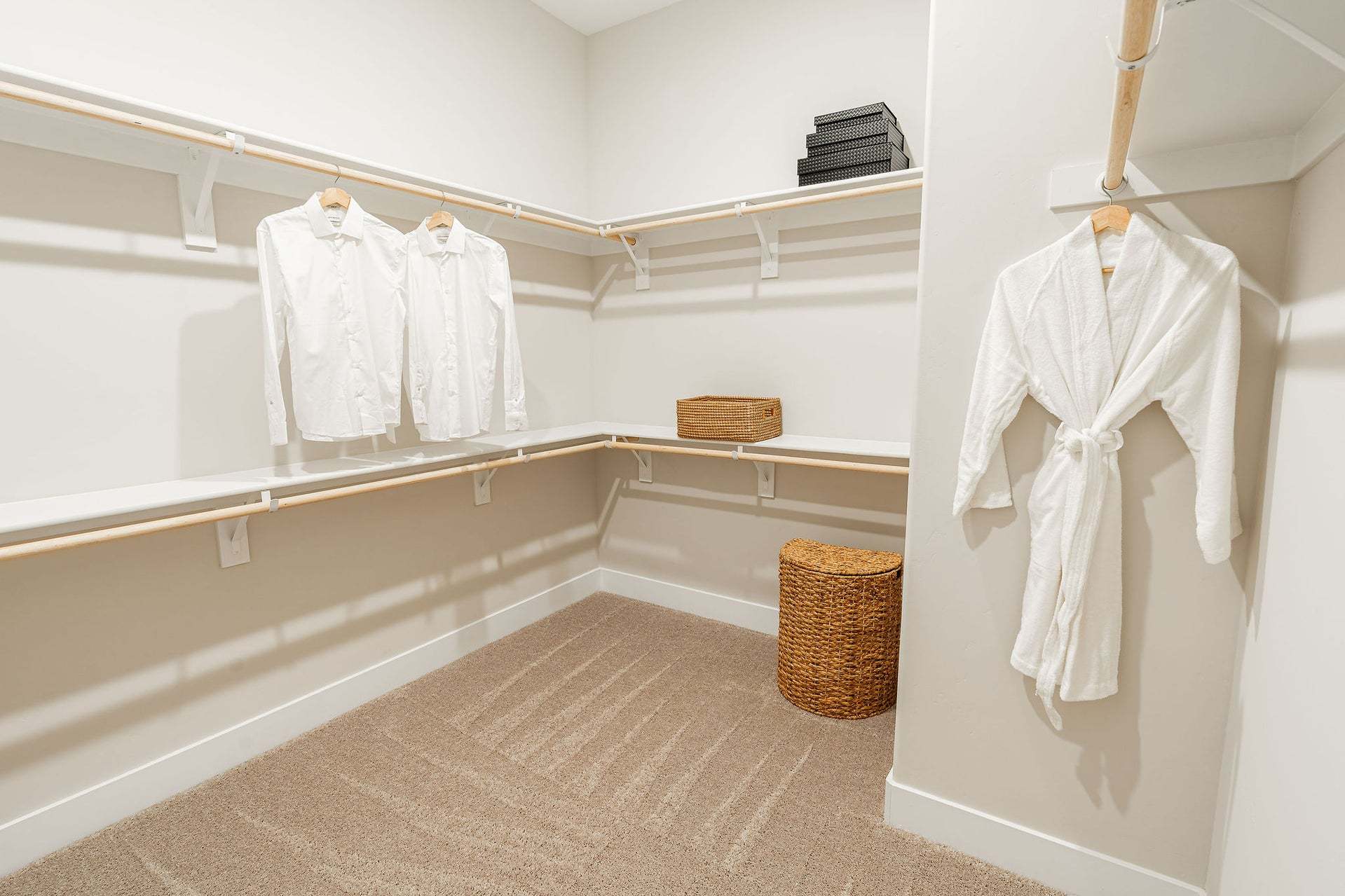 Morada | Plan 2 Model Interior | Primary Closet | Paso Robles, CA