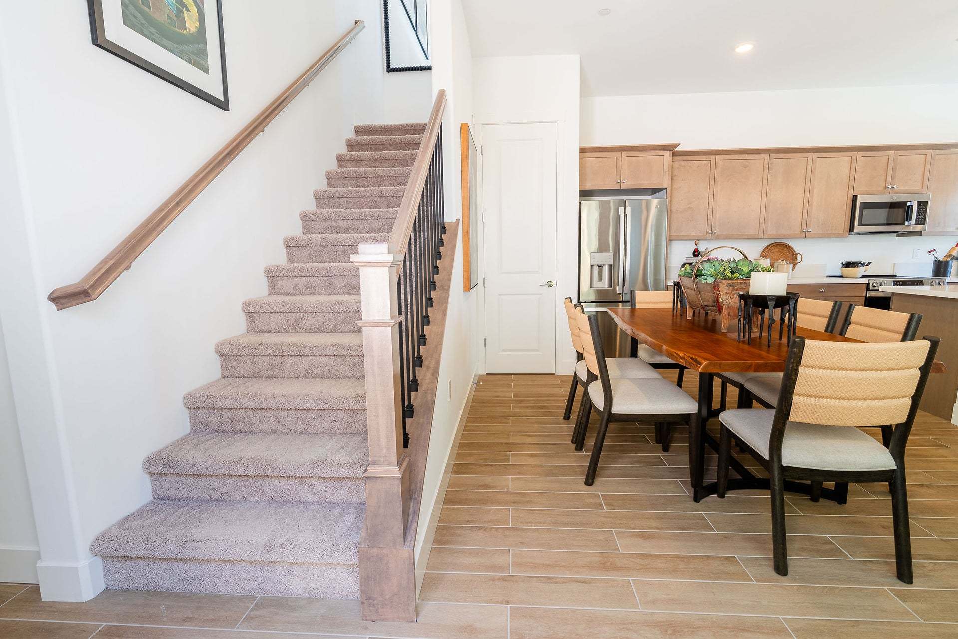 Morada | Plan 2 Model Interior| Stairwell| Paso Robles, CA