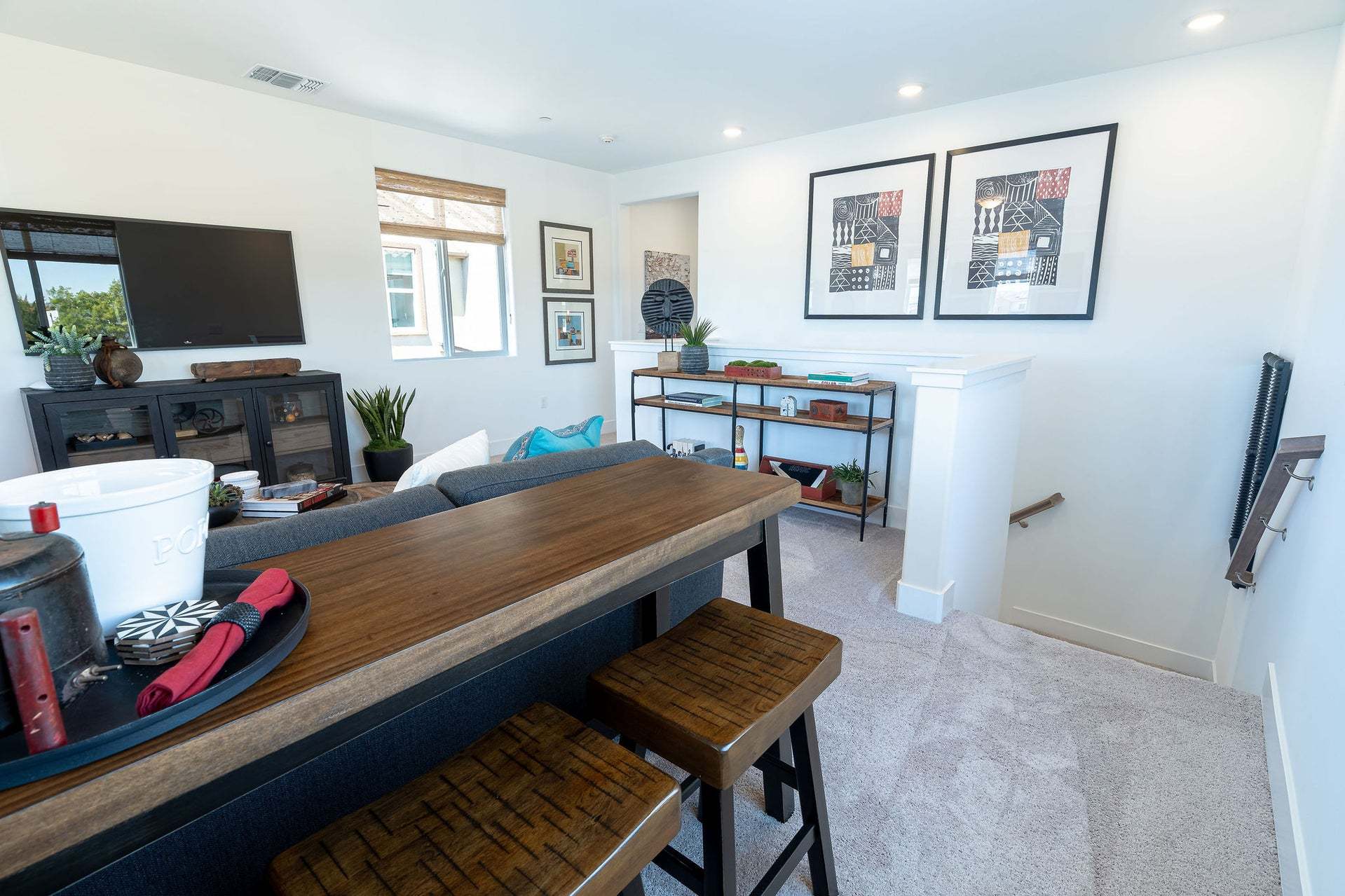 Morada | Plan 2 Model Interior | Loft| Paso Robles, CA