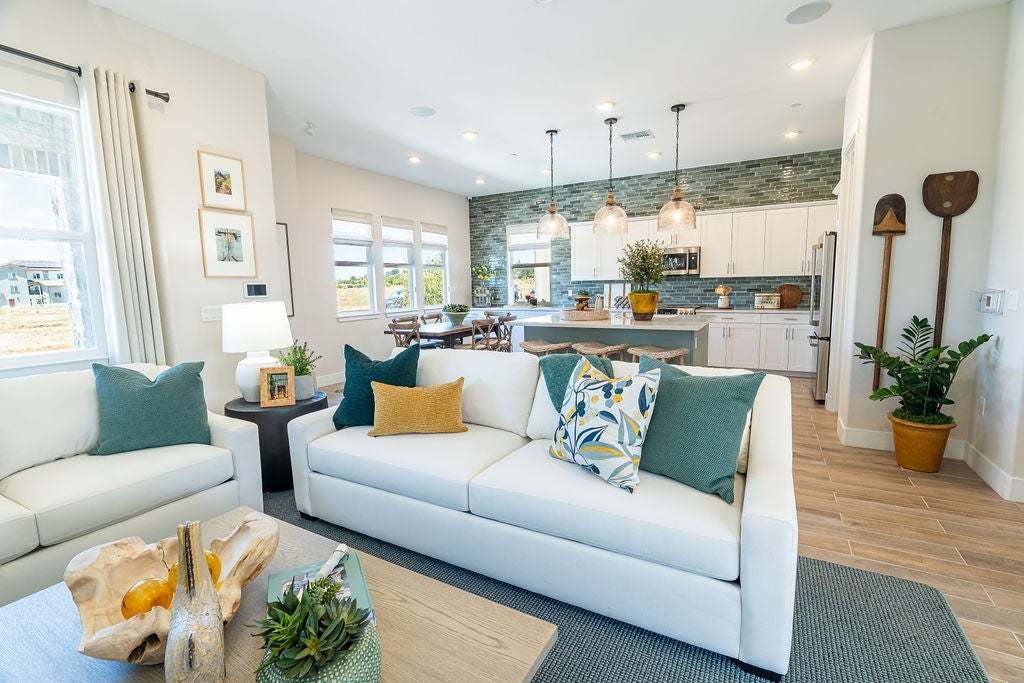 Morada | Plan 3 Model Interior |Great Room| Paso Robles, CA