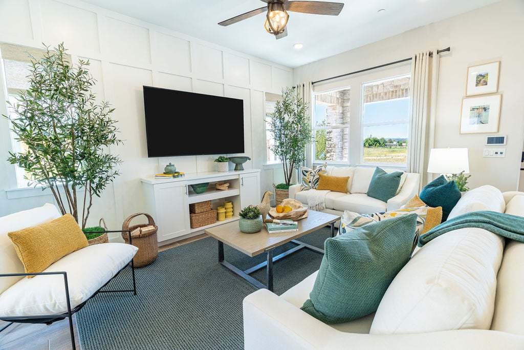 Morada | Plan 3 Model Interior |Great Room| Paso Robles, CA