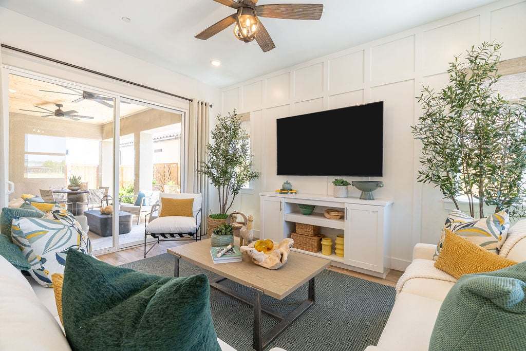 Morada | Plan 3 Model Interior | Great Room | Paso Robles, CA