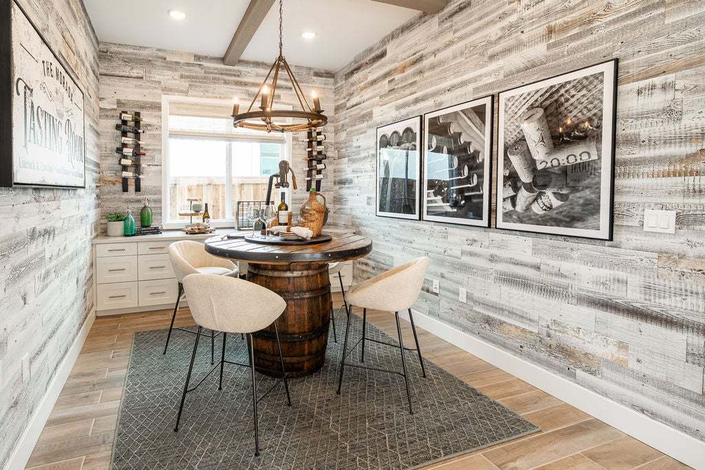 Morada | Plan 3 Model Interior | Wine Room| Paso Robles, CA