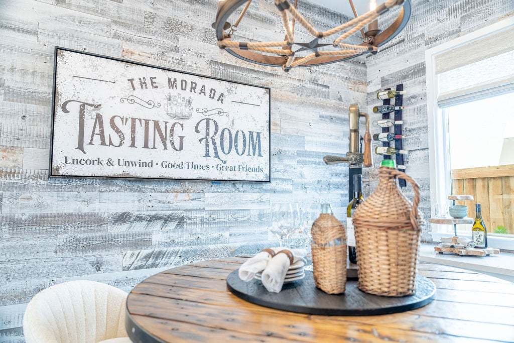 Morada | Plan 3 Model Interior | Wine Room Details | Paso Robles, CA