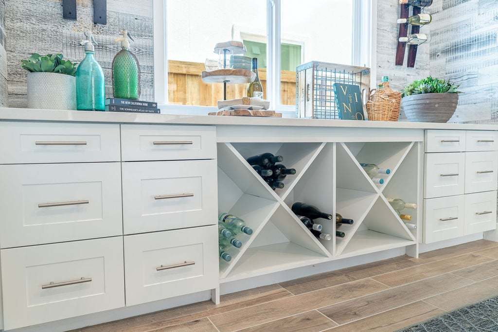 Morada | Plan 3 Model Interior | Wine Room Details | Paso Robles, CA