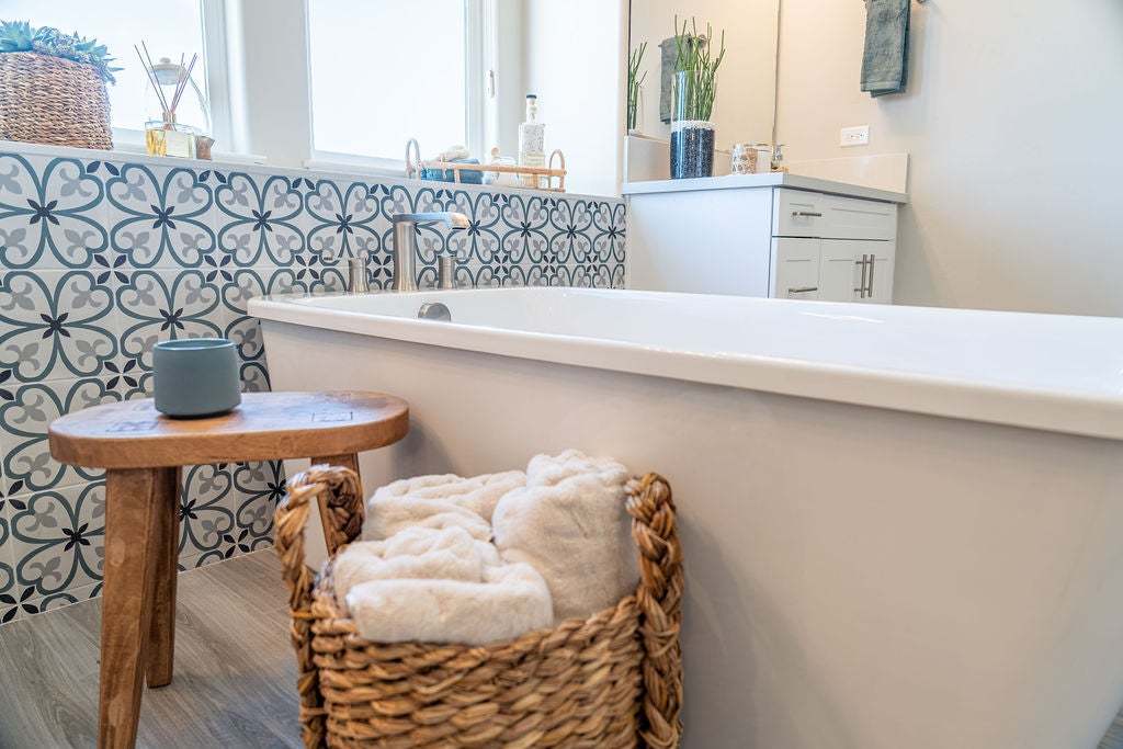 Morada | Plan 3 Model Interior | Primary Bathroom Details | Paso Robles, CA