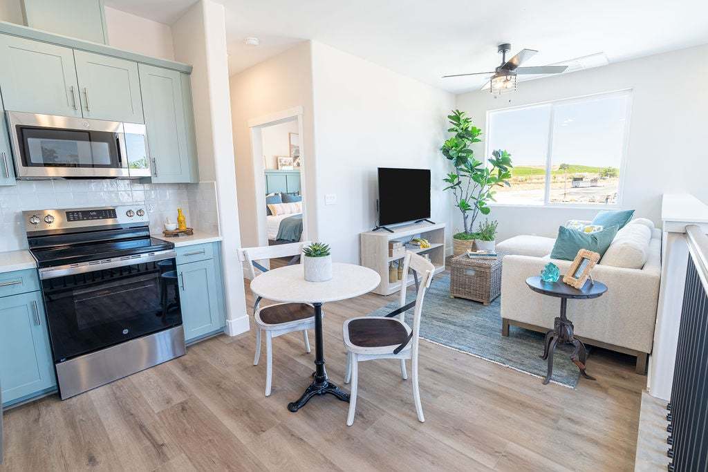 Morada | Plan 3 Model Interior |ADU Living Space| Paso Robles, CA