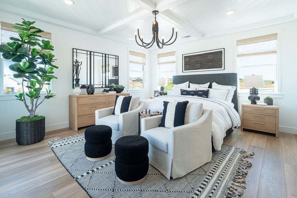 Morada | Plan 4 Model Interior | Primary Bedroom| Paso Robles, CA