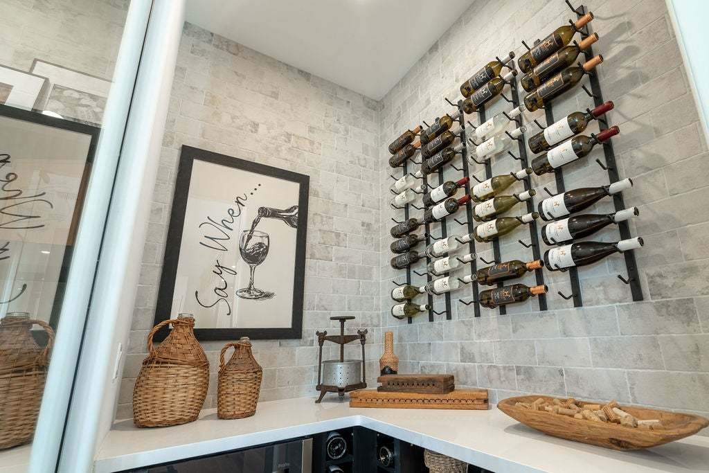 Morada | Plan 4 Model Interior | Wine Room | Paso Robles, CA