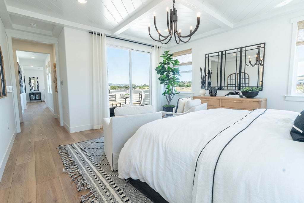 Morada | Plan 4 Model Interior | Primary Bedroom| Paso Robles, CA
