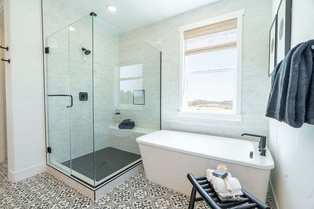 Morada | Plan 4 Model Interior | Primary Bathroom| Paso Robles, CA
