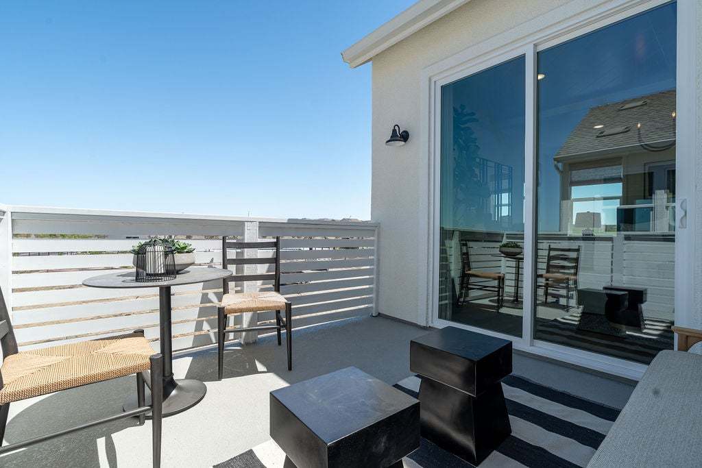 Morada | Plan 4 Model Exterior | Primary Bedroom Deck| Paso Robles, CA