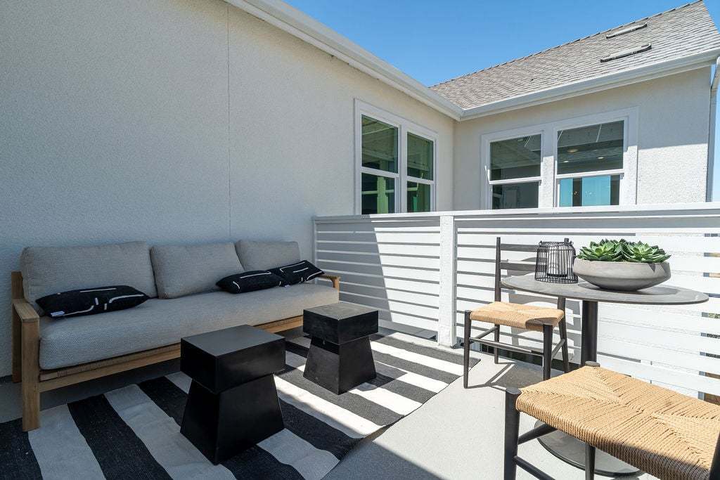 Morada | Plan 4 Model Exterior | Primary Bedroom Deck| Paso Robles, CA