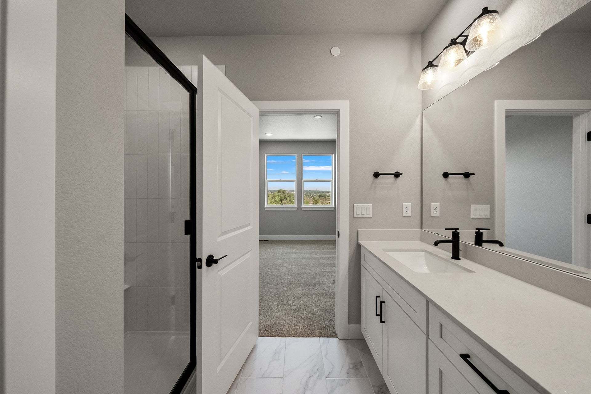 2898 W 56th Avenue | Berkeley Villas in Denver| Plan 1 | Primary Bath