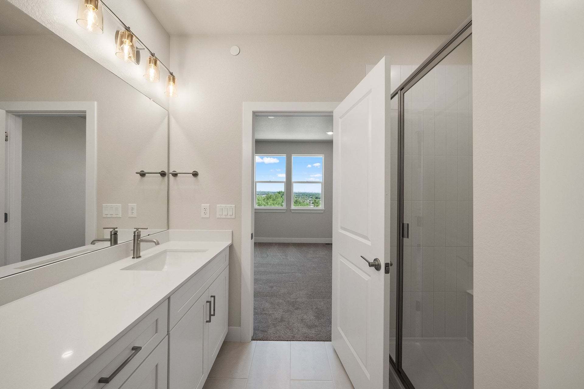 2900 W 56th Avenue | Berkeley Villas in Denver| Plan 1 | Primary Bath