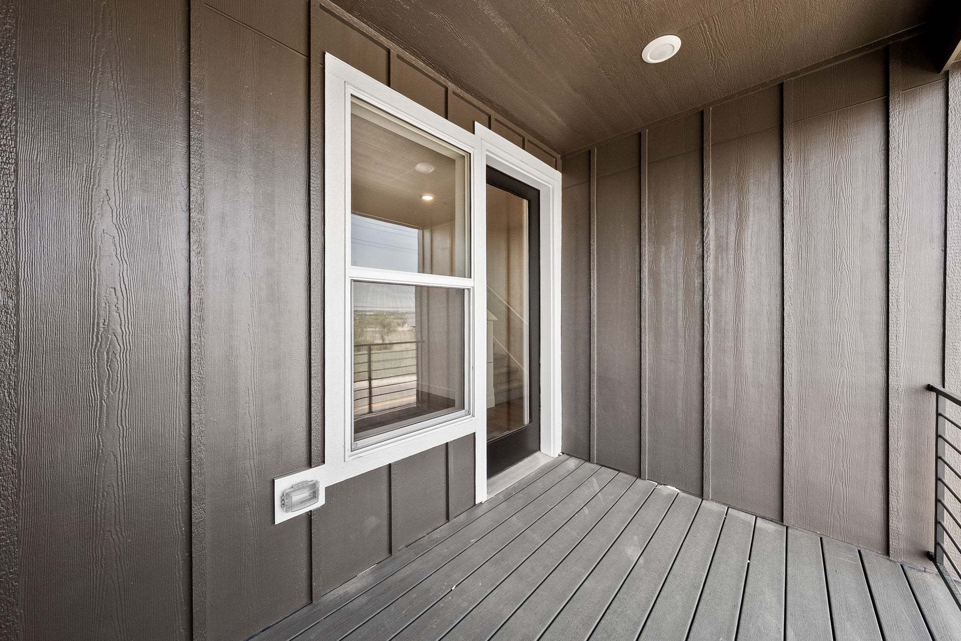2896 W 56th Avenue | Berkeley Villas in Denver| Plan 2 | Covered Deck