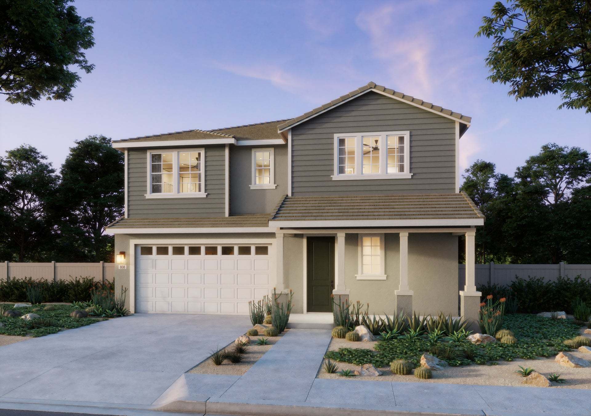 Lyra at Elaris | Plan 1 | Traditional | Exterior Rendering