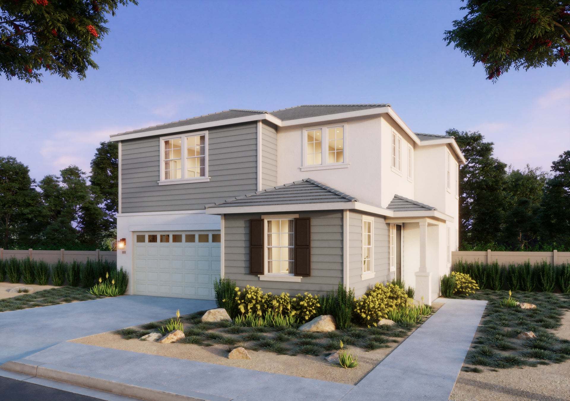 Aria at Elaris | Plan 1 | Traditional | Exterior Rendering