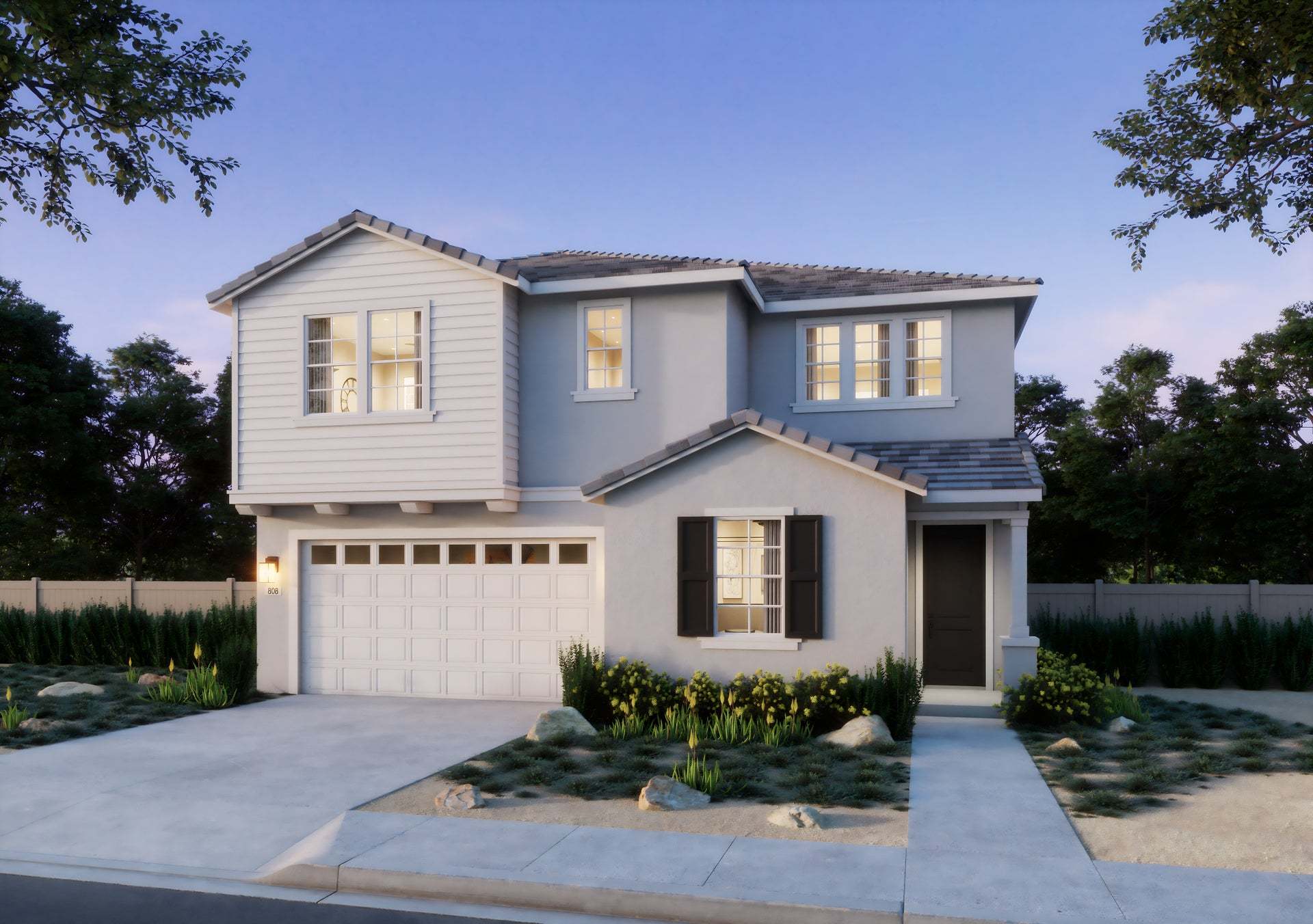 Lyra at Elaris | Plan 2 | Traditional | Exterior Rendering
