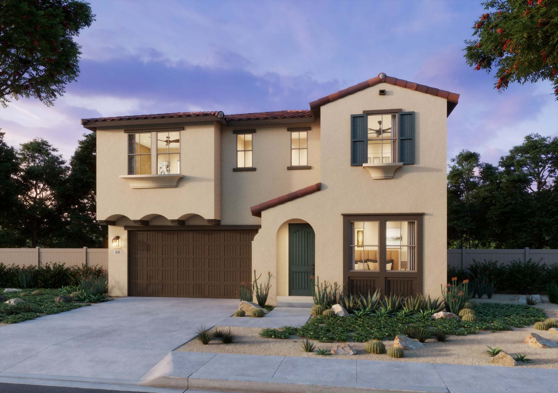 Lyra at Elaris | Plan 3 | Spanish | Exterior Rendering
