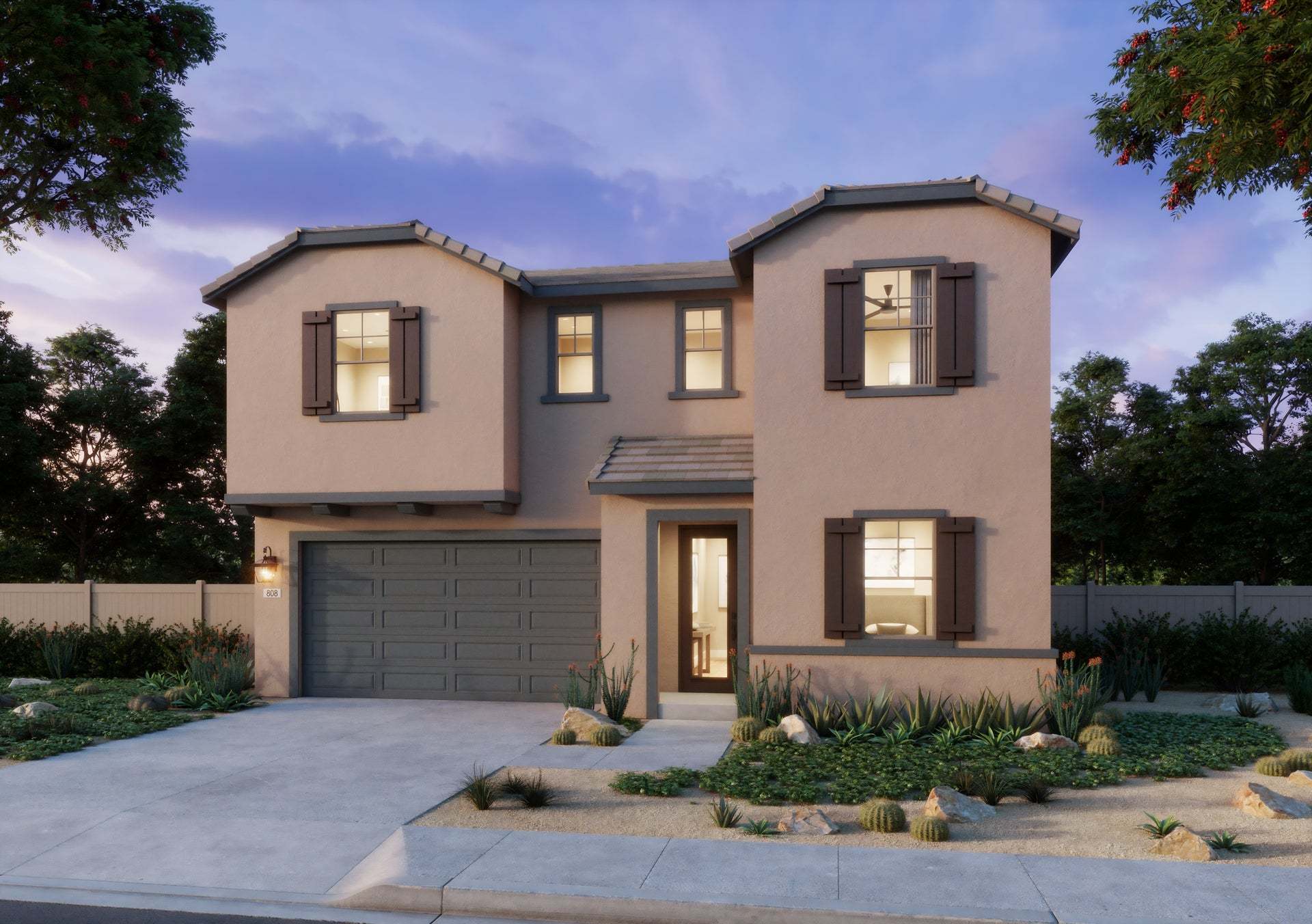 Lyra at Elaris | Plan 3 | French | Exterior Rendering