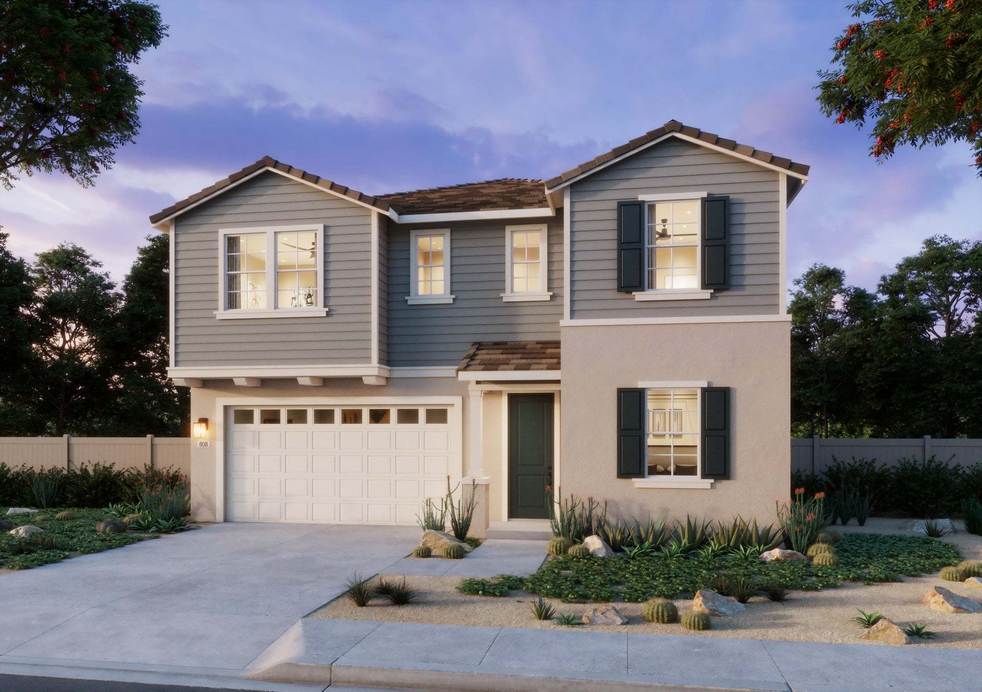 Lyra at Elaris | Plan 3 | Traditional | Exterior Rendering