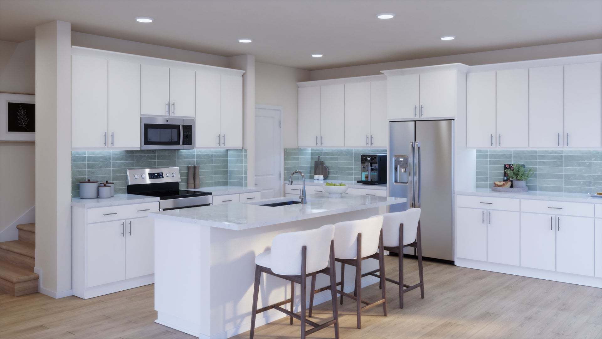 Petal at Florita | Plan 3 | Kitchen | Rendering