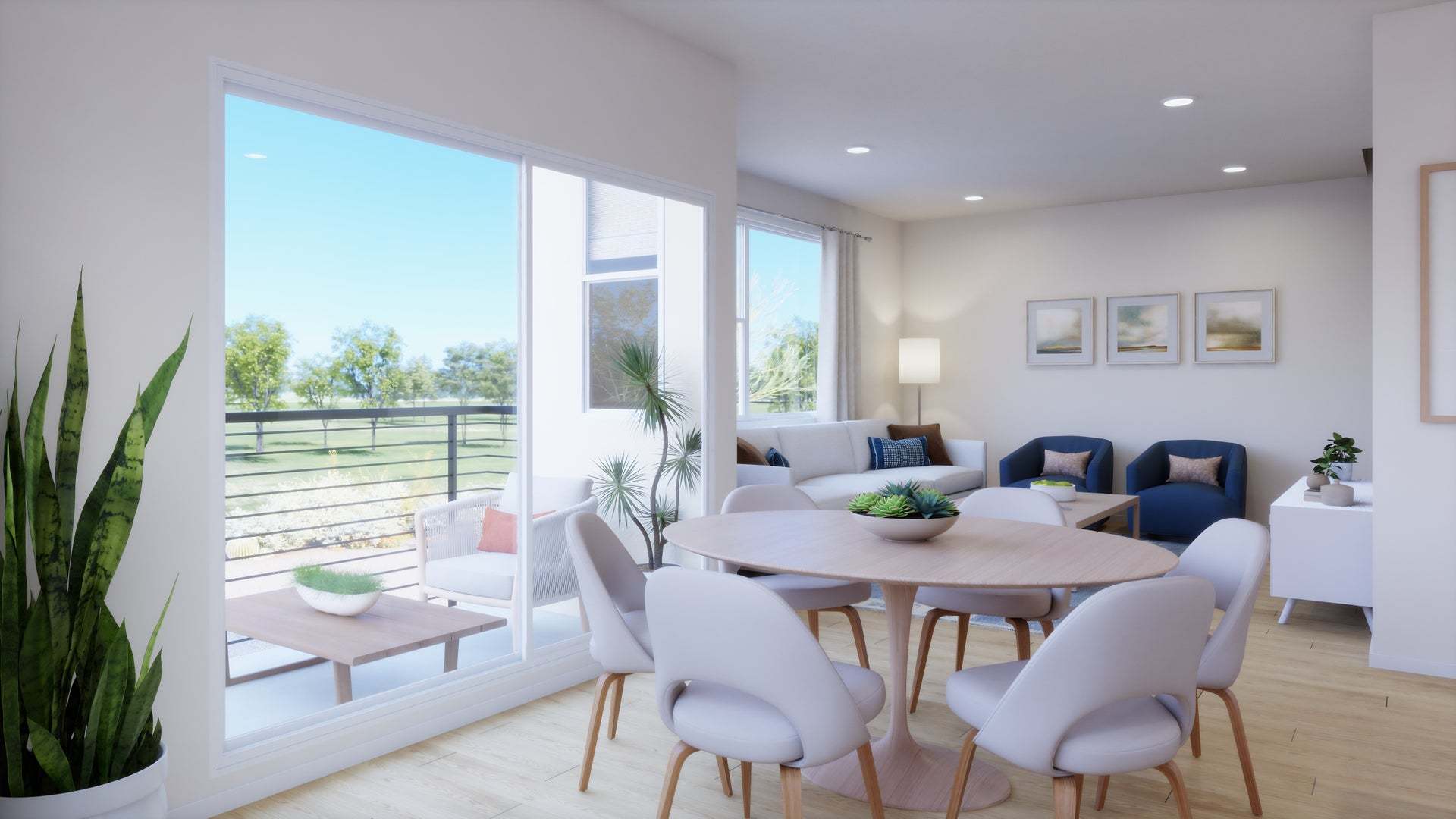 Petal at Florita | Plan 2 | Dining Room | Rendering