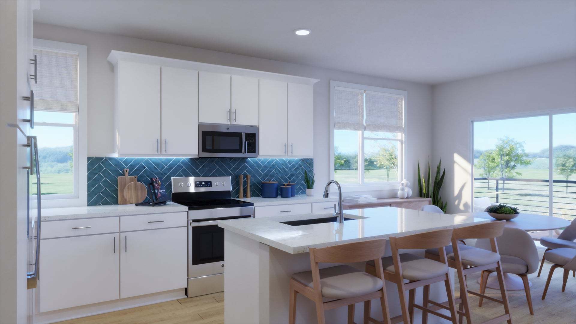 Petal at Florita | Plan 2 | Kitchen | Rendering